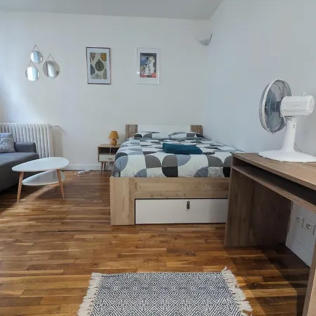 Apartment Jaures - Equipped Near Paris With Private Bathroom Montrouge