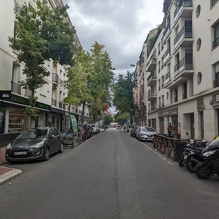 Jaures - Equipped Near Paris With Private Bathroom Lejlighed *