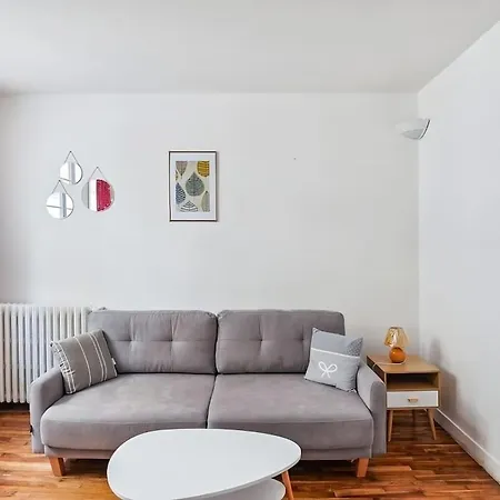 Apartment Jaures - Equipped Near Paris With Private Bathroom *